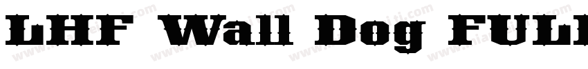 LHF Wall Dog FULL字体转换